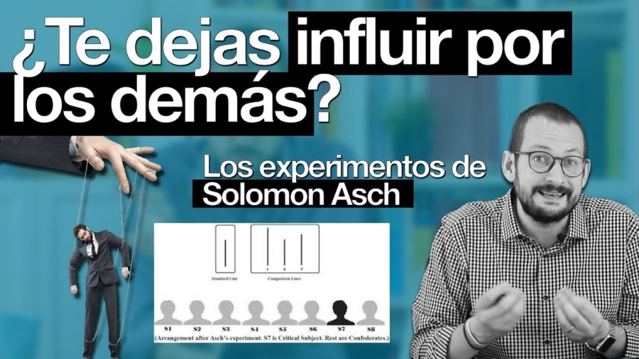 experimento de solomon asch conformidad Alberto Soler píldoras de psicología